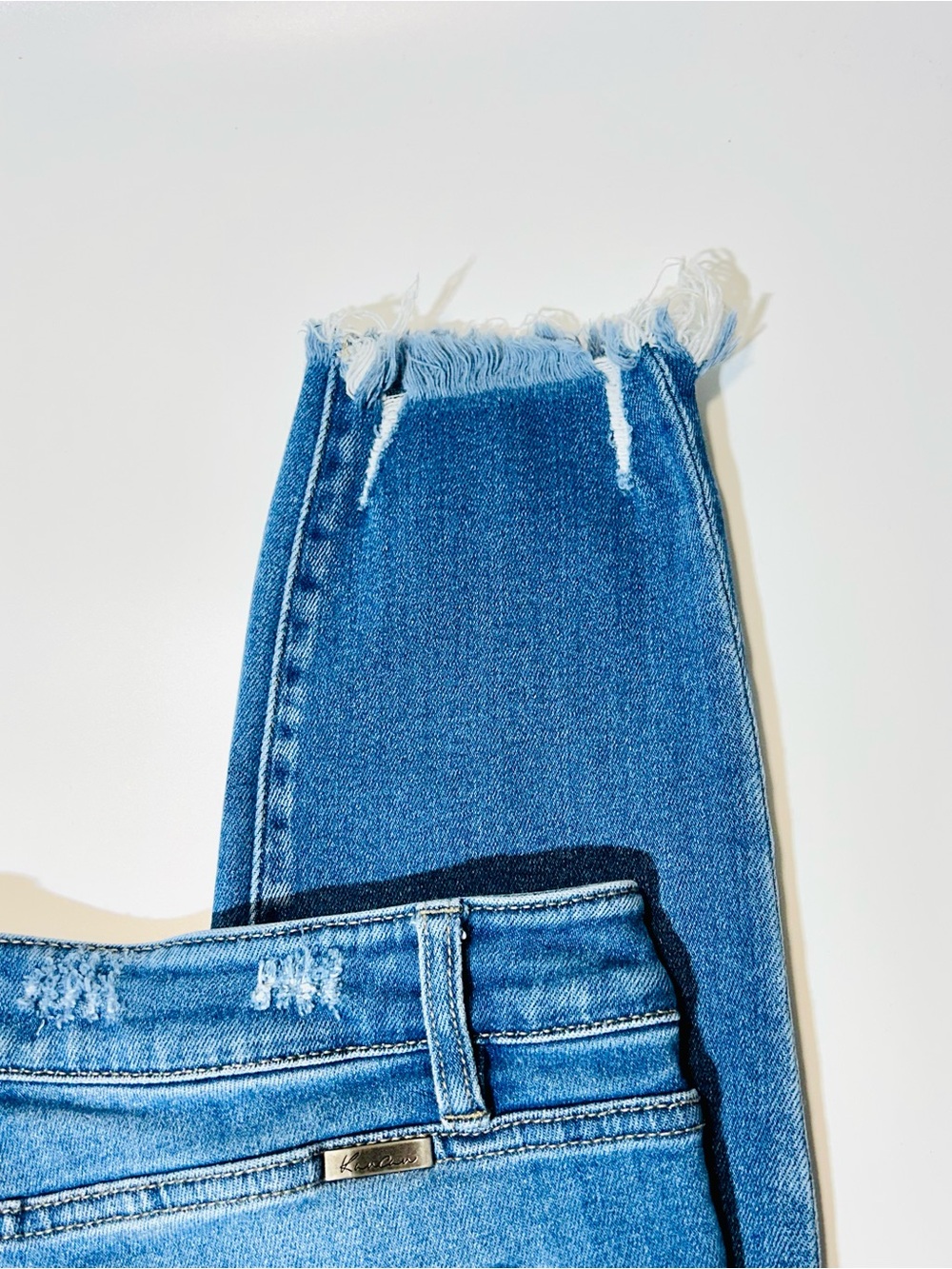 KanCan jeans High Rise Ankle Skinny jeans crop stretchy women size 31 - Picture 8 of 9